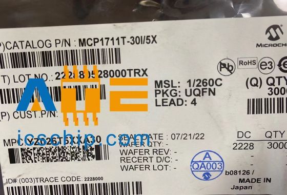 MCP1711 MCP1711T-30I/5X Vi mạch điều chỉnh LDO vi mạch, IC điều chỉnh tuyến tính UQFN
